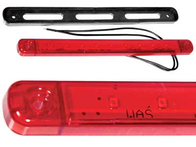 LED-ÄÄRIVALO PUNAINEN 12/24V