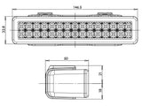 PÄIVÄVALO 1 KPL SOP. VAS/OIK. LED 30 LEDIÄ 12/24V