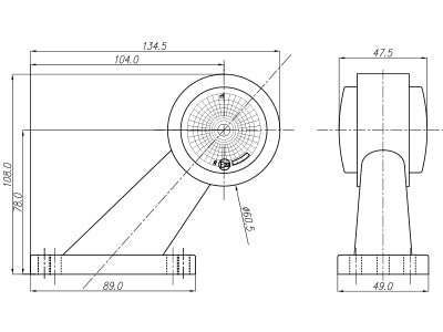 LED-ÄÄRIVALO KIR/PUN 12/24V OIK.