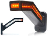 LED-ÄÄRIVALO VAS.KUMIV.12/24V 185MM JARRUVALOLLA JA DYN.VILK.