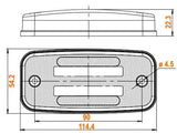 LED-ÄÄRIVALO/VILKKU 12/24V DEUTCH-LIITTIMELLÄ