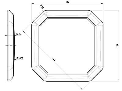 LED SISÄVALO 12-24V 1215 LUMEN