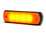 LED-ÄÄRIVALO KELTAINEN 12/24V 110X31MM