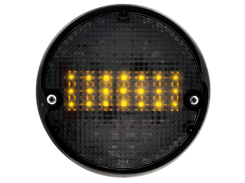 LED-TAKAVALO 140MM VIRRATOMANA KIRKAS 24V VASTUKSELLA