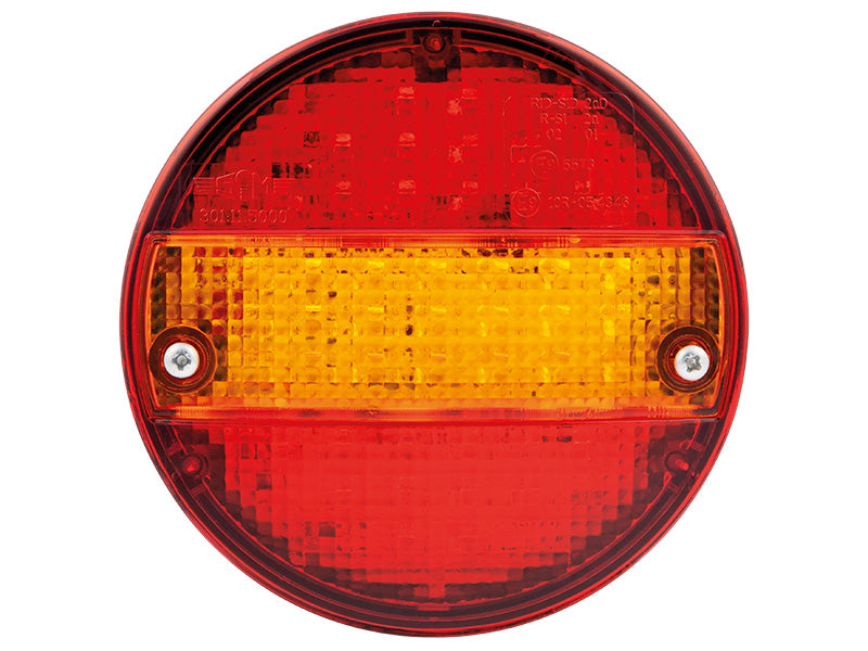 LED-TAKAVALO 140MM VIRRATOMANA VÄRILLINEN 24V VASTUKSELLA