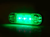 LED-VALO PUNAINEN/VIHREÄ 12/24V 84X24MM