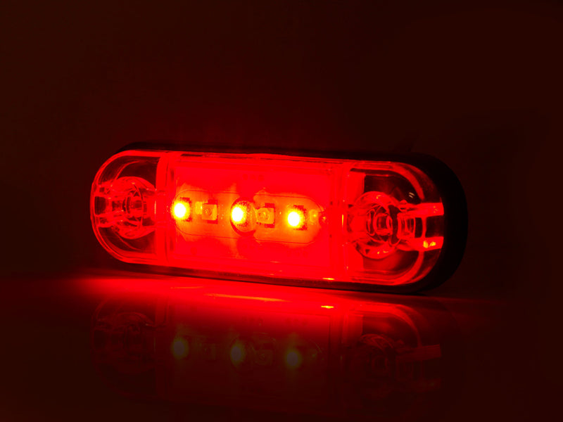 LED-VALO PUNAINEN/VIHREÄ 12/24V 84X24MM
