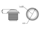 LED-SIVUVILKKU 12V