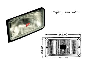 UMPIO SUMUVALO 243X133MM