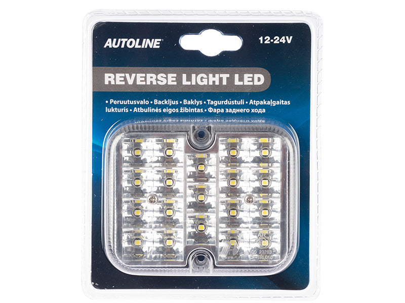 AUTOLINE PERUUTUSVALO 19XLED 12-24V 100X80MM