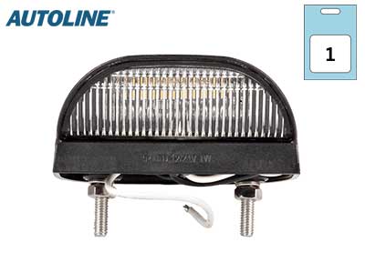 AUTOLINE REKISTERIKILVENVALO 5XLED 12-24V