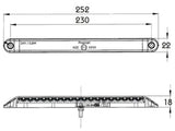 LED-TAKAVALO 12V 25,2 CM PRO-CAN XL ADR