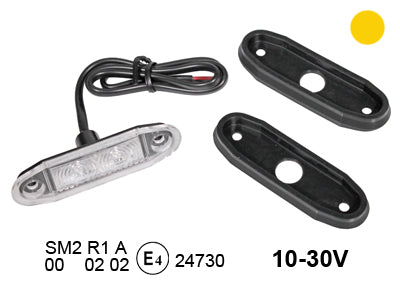 LED-ÄÄRIVALO KELT. 10-30V