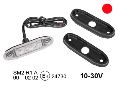 LED-ÄÄRIVALO PUN. 10-30V