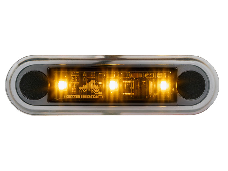 OPTIBEAM DARK PHANTOM ÄÄRIVALO  KELT. 79,5X22,5MM UPOTETTAVA 0,5