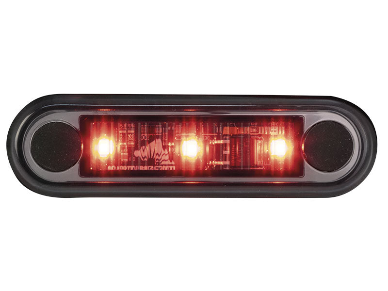 OPTIBEAM DARK PHANTOM ÄÄRIVALO  PUN. 79,5X22,5MM UPOTETTAVA 0,5M