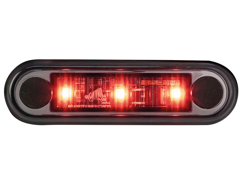 OPTIBEAM DARK PHANTOM ÄÄRIVALO  PUN. 79,5X22,5MM UPOTETTAVA BULK