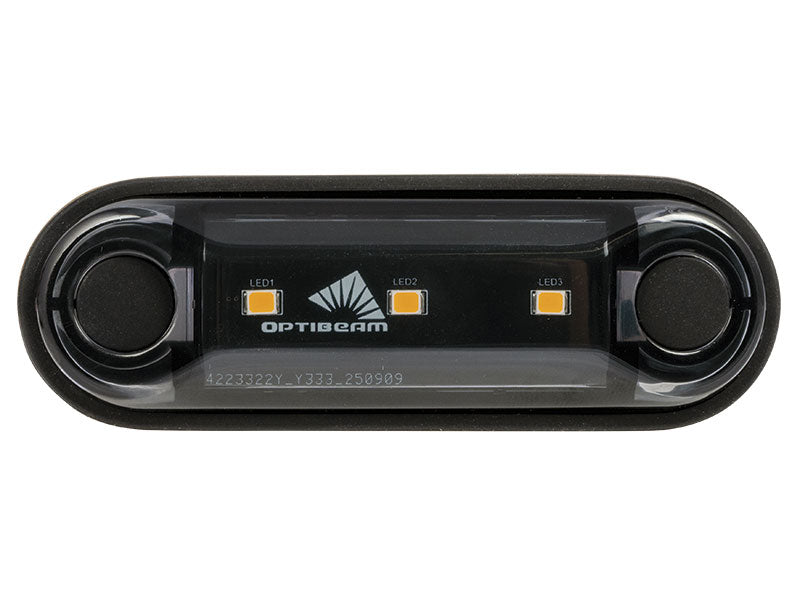 OPTIBEAM DARK PHANTOM ÄÄRIVALO  KELT. 85,4X28,1MM 0,5M ADR