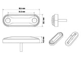 OPTIBEAM DARK PHANTOM ÄÄRIVALO  PUN. 85,4X28,1MM 0,5M ADR
