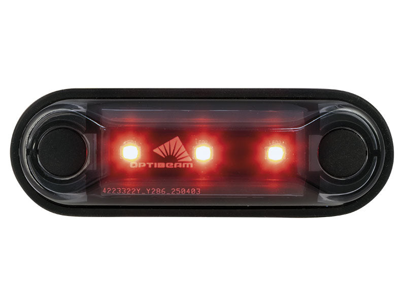 OPTIBEAM DARK PHANTOM ÄÄRIVALO  PUN. 85,4X28,1MM BULK 5M ADR