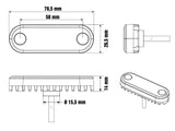 OPTIBEAM DARK PHANTOM LED TASOVILKKU R65