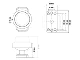 OPTIBEAM DARK PHANTOM KUMIVARSI ÄÄRIVALOILLE LYHYT TAPPI