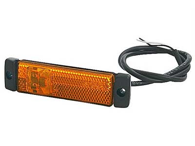 LED-ÄÄRIVALO KELT 12/24V 130X32 0,5M JOHTO