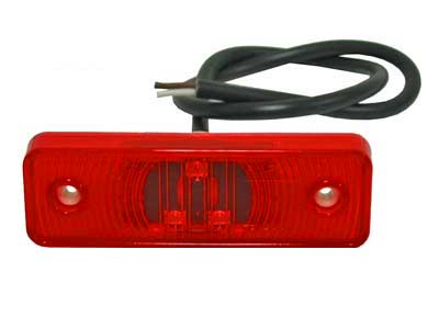 LED-ÄÄRIVALO PUN.96X31MM 24V #