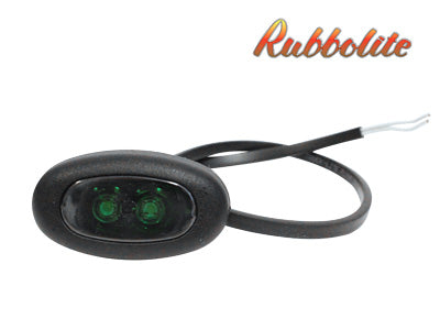 ABS-MERKKIVALO LED 12/24V VIHREÄ