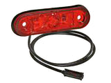 LED-ÄÄRIVALO POSIPOINT II PUN. 12/24V 81X24MM