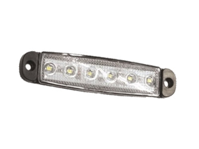ÄÄRIVALO 6-LED KIRKAS 96X20X6,4MM 12-24V