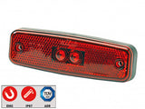 LED-ÄÄRIVALO PUNAINEN PISTOKKEELLA 12/24V
