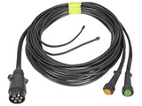 JOHTOSARJA 5,2M, 7-NAP PISTOKE + 2X5NAP. BAJONET