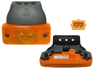 LED-ÄÄRIVALO KELT. VOLVO BUS 2-LED