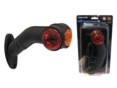 LED-ÄÄRIVALO KUMIVARSI 12-24V FF 147MM