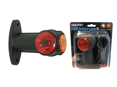 LED-ÄÄRIVALO KUMIVARSI 12-24V FF 90MM