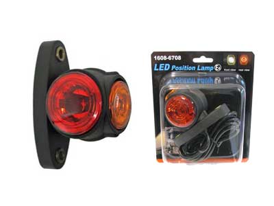 LED-ÄÄRIVALO KUMIVARSI 12-24V FF 67MM