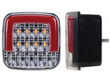LED-TAKAVALO 12V PRO SQUARE 3F ECE R10