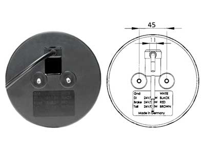 LED-TAKAVALO  PRO-DISC 12/24V
