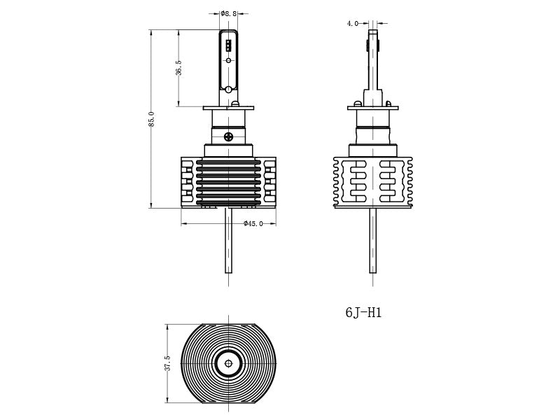 LED-POLTTIMO H1 12-24V
