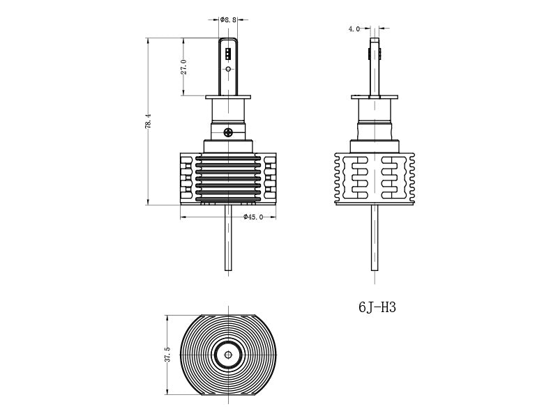LED-POLTTIMO H3 12-24V