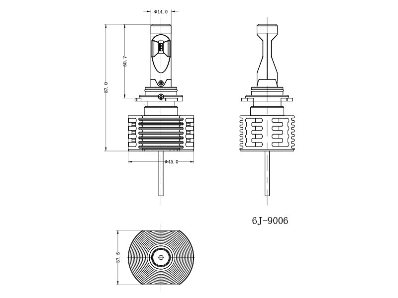LED-POLTTIMO HB4 9006 12-24V