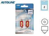 LED-POLTTIMOPARI 12V SV8,5 2,4W 36MM CANBUS 12844 #
