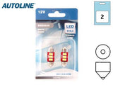 LED-POLTTIMOPARI 12V SV8,5  2,4W 31MM CANBUS 12860 #