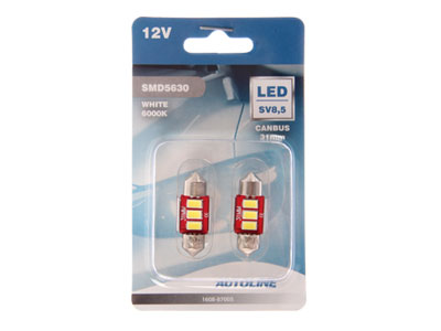 LED-POLTTIMOPARI 12V SV8,5  2,4W 31MM CANBUS 12860 #
