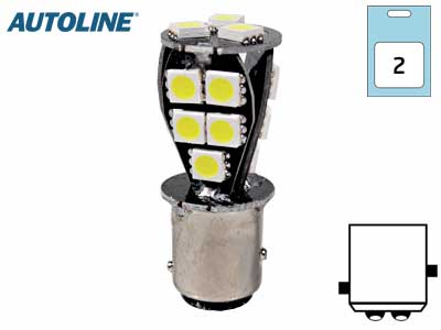 LED-POLTTIMOPARI 12V BAY15D 2,1/4,6W  CANBUS 12499 #