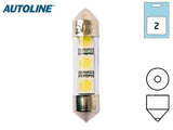 LED-POLTTIMOPARI 12V  SV8,5  0,42W  36MM #