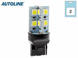 LED-POLTTIMOPARI 12V W21W T20  4,34W CANBUS VALKOINEN #