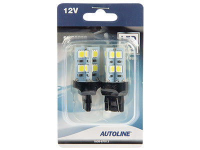 LED-POLTTIMOPARI 12V W21/5W T20 4,34W CANBUS VALKOINEN #