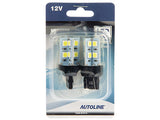 LED-POLTTIMOPARI 12V W21/5W T20 4,34W CANBUS VALKOINEN #